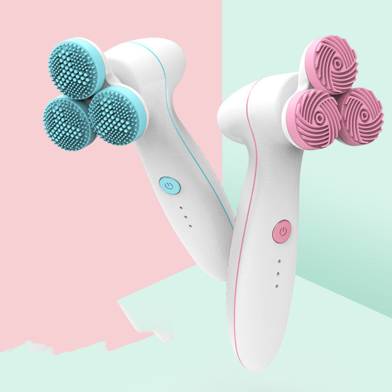 3D Smart Massage Cleanser Electric Cleanser Electric Silicone Facial Cleanser 3D Smart Massage Cleanser Electric Cleanser Electric Silicone Facial Cleanser